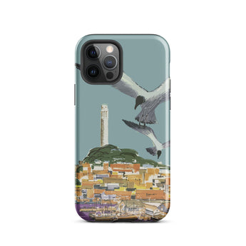 San Francisco Travel Poster Iphone Case, 12 Pro / Gloss, Mobile Phone Cases, Toby Leon