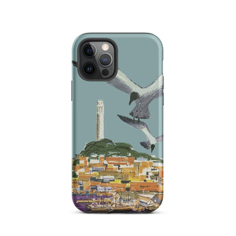 San Francisco Travel Poster Iphone Case, 12 Pro / Matte, Mobile Phone Cases, Toby Leon