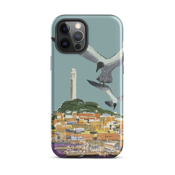 San Francisco Travel Poster Iphone Case, 12 Pro Max / Gloss, Mobile Phone Cases, Toby Leon