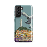 San Francisco Travel Poster Phone Case, Samsung Galaxy S21 Fe / Gloss, Mobile Cases, Toby Leon