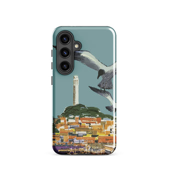 San Francisco Travel Poster Phone Case, Samsung Galaxy S24 / Gloss, Mobile Cases, Toby Leon
