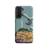 San Francisco Travel Poster Samsung Case, Galaxy S21 / Matte, Mobile Phone Cases, Toby Leon
