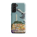 San Francisco Travel Poster Samsung Case, Galaxy S21 Plus / Gloss, Mobile Phone Cases, Toby Leon