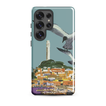 San Francisco Travel Poster Samsung Case, Galaxy S25 Ultra / Gloss, Mobile Phone Cases, Toby Leon