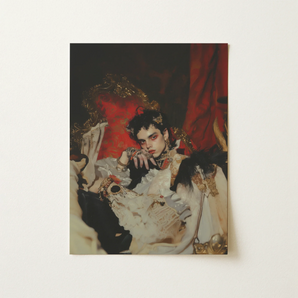 Santino - Queer Vampire King Art Print / Canvas, 12x16’’ / 31x41cm / Unframed / no Border, Posters Prints & Visual Artwork, Toby Leon