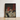 Black-framed Portrait Print Person Ornate White Gold Embellished Queer Vampire King, Art