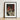 Black-framed Art Print White Mat Ornate Portrait Person Queer Vampire King