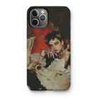 Santino - Queer Vampire King Iphone Case, 11 Pro / Matte, Iphone Case Dramatic Portrait Painting Person Ornate Clothing