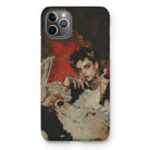 Santino - Queer Vampire King Iphone Case, 11 Pro Max / Matte, Iphone Case Dramatic Portrait-style Artwork Gothic Romantic Themes