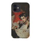 Santino - Queer Vampire King Iphone Case, 12 / Matte, Phone Case Dramatic Renaissance-style Portrait Figure Ornate Clothing