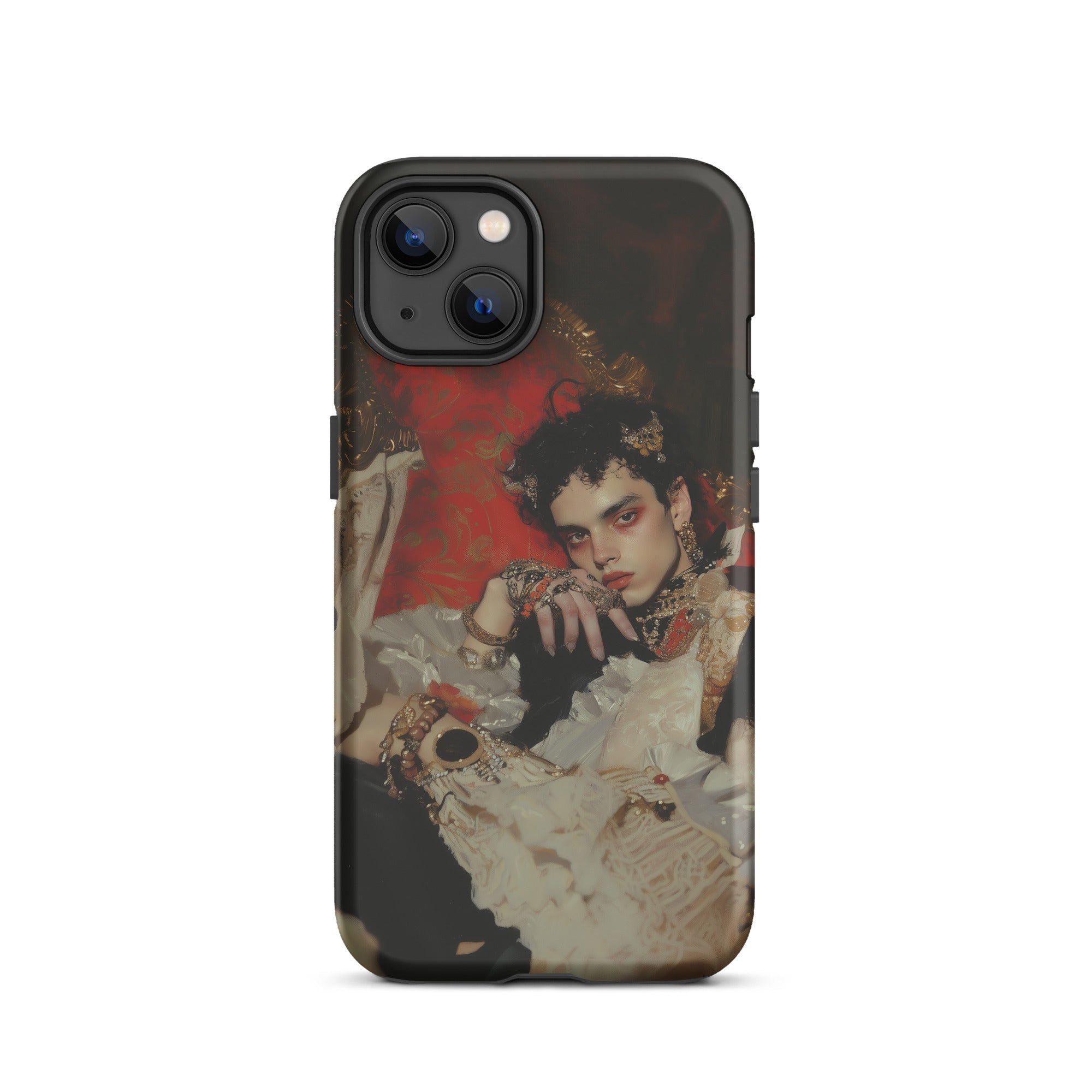 Santino Queer Vampire King Iphone Case, 13 / Matte, Iphone Case Regal Portrait