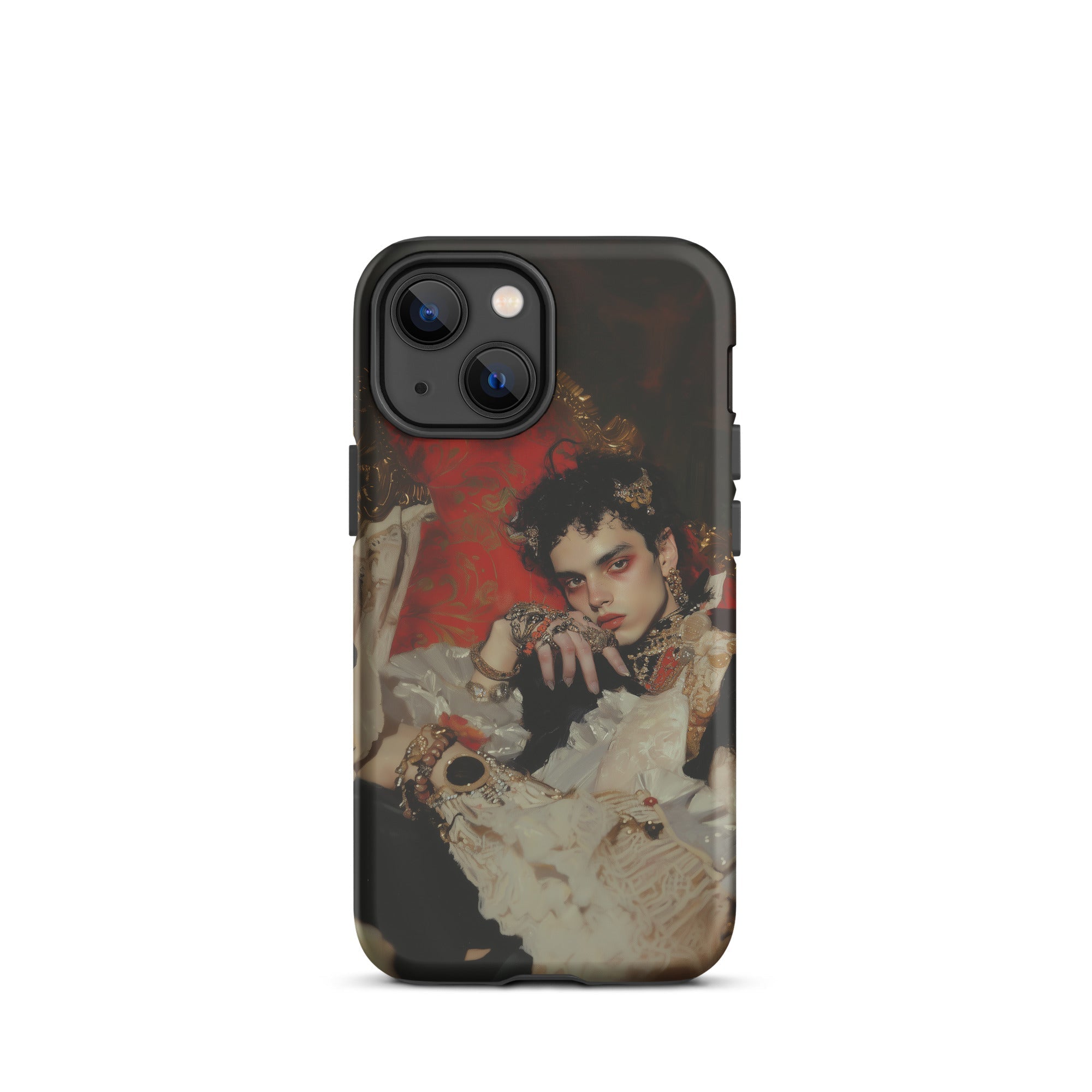 Santino Queer Vampire King Iphone Case, 13 Mini / Matte, Black Iphone Case Portrait