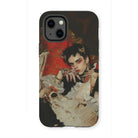 Santino - Queer Vampire King Iphone Case, 13 Mini / Matte, Phone Case Dramatic Portrait Painting Person Ornate Historical