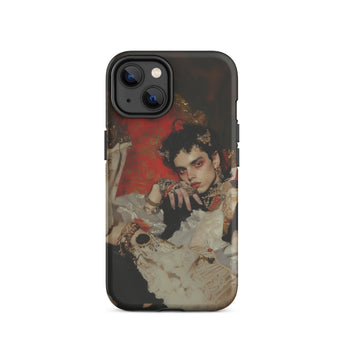 Santino - Queer Vampire King Iphone Case, 14 / Matte, Phone Case Regal Portrait