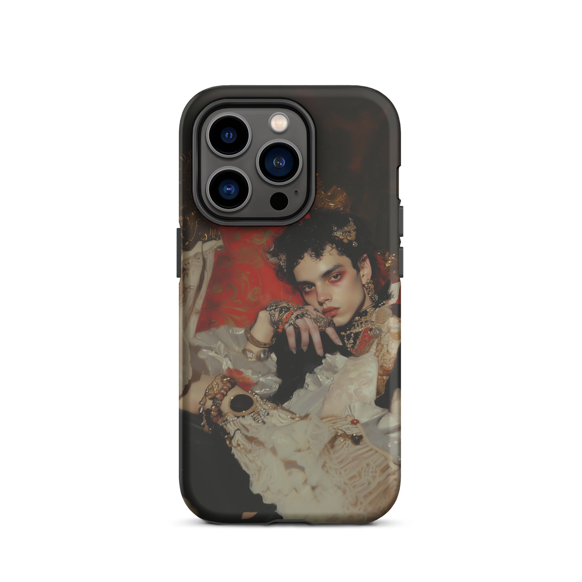 Santino Queer Vampire King Iphone Case, 14 Pro / Matte, Printed Phone Case
