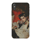 Santino - Queer Vampire King Iphone Case, x / Matte, Phone Case Dramatic Portrait-style Person Ornate Vintage-inspired Clothing