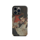 Santino - Queer Vampire King Phone Case Iphone 13 Pro / Matte Iphone Case Portrait Queer Vampire King, Reign Etched, Shielding
