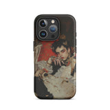 Santino - Queer Vampire King Phone Case Iphone 16 Pro / Matte Phone Case Portrait Queer Vampire King, Reign Etched, Shielding