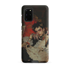 Santino Queer Vampire King Samsung Case, Galaxy S20 Plus / Matte, Black Smartphone Case Portrait Person Dark Hair Elaborate