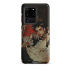 Santino Queer Vampire King Samsung Case, Galaxy S20 Ultra / Matte, Black Smartphone Case Portrait Person Ornate Attire