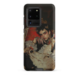 Santino - Queer Vampire King Samsung Case, Galaxy S20 Ultra / Matte, Black Smartphone Case Portrait Person Ornate Attire