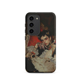 Santino - Queer Vampire King Samsung Case, Galaxy S23 / Matte, Black Smartphone Case Printed Person Ornate Attire