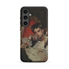 Santino Queer Vampire King Samsung Case, Galaxy S24 Plus / Matte, Black Phone Case Dramatic Portrait