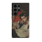 Santino Queer Vampire King Samsung Case, Galaxy S24 Ultra / Matte, Black Smartphone Case Artistic Depiction Person Adorned Jewelry