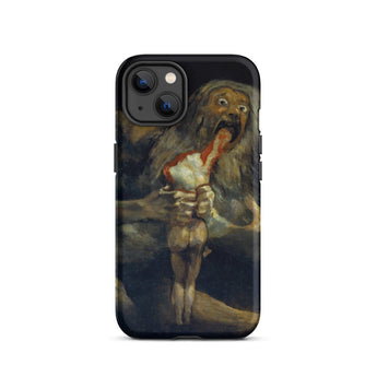 Saturn Devouring His Son - Francisco De Goya Iphone Case, 13 / Matte, Black Iphone Case Dark Macabre Painting Figure