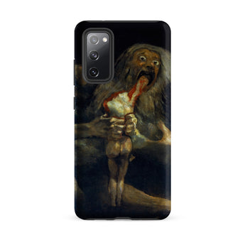 Saturn Devouring His Son - Francisco De Goya Samsung Case, Galaxy S20 Fe / Matte, Black Smartphone Case Painting Saturn Son