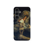 Saturn Devouring His Son - Francisco De Goya Samsung Case, Galaxy S24 / Matte, Black Smartphone Case Goya’s Saturn Son Painting