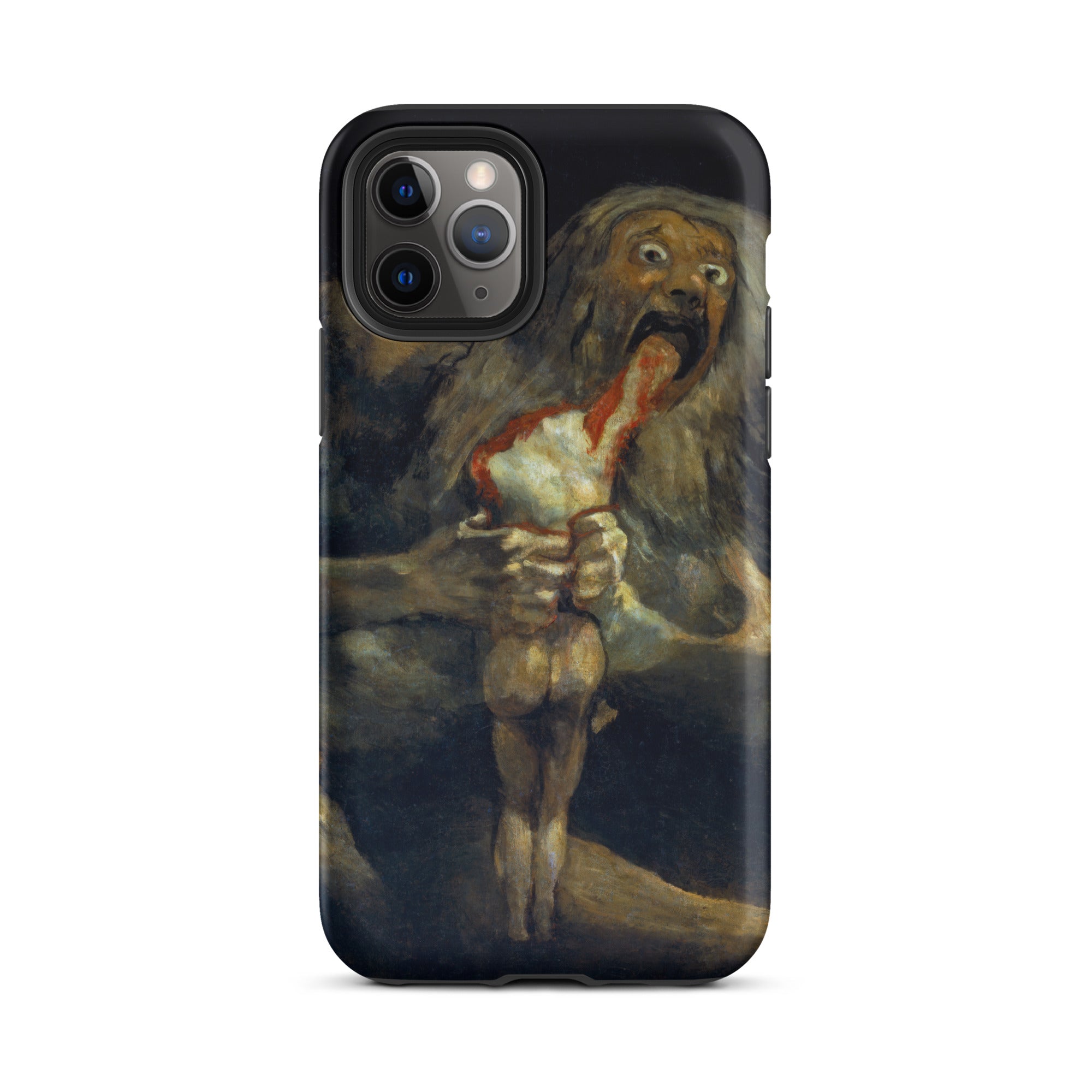 Saturn Devouring His Son - Francisco Goya Iphone Case, 11 Pro / Matte, Black Smartphone Case Classical Painting Saturn Son