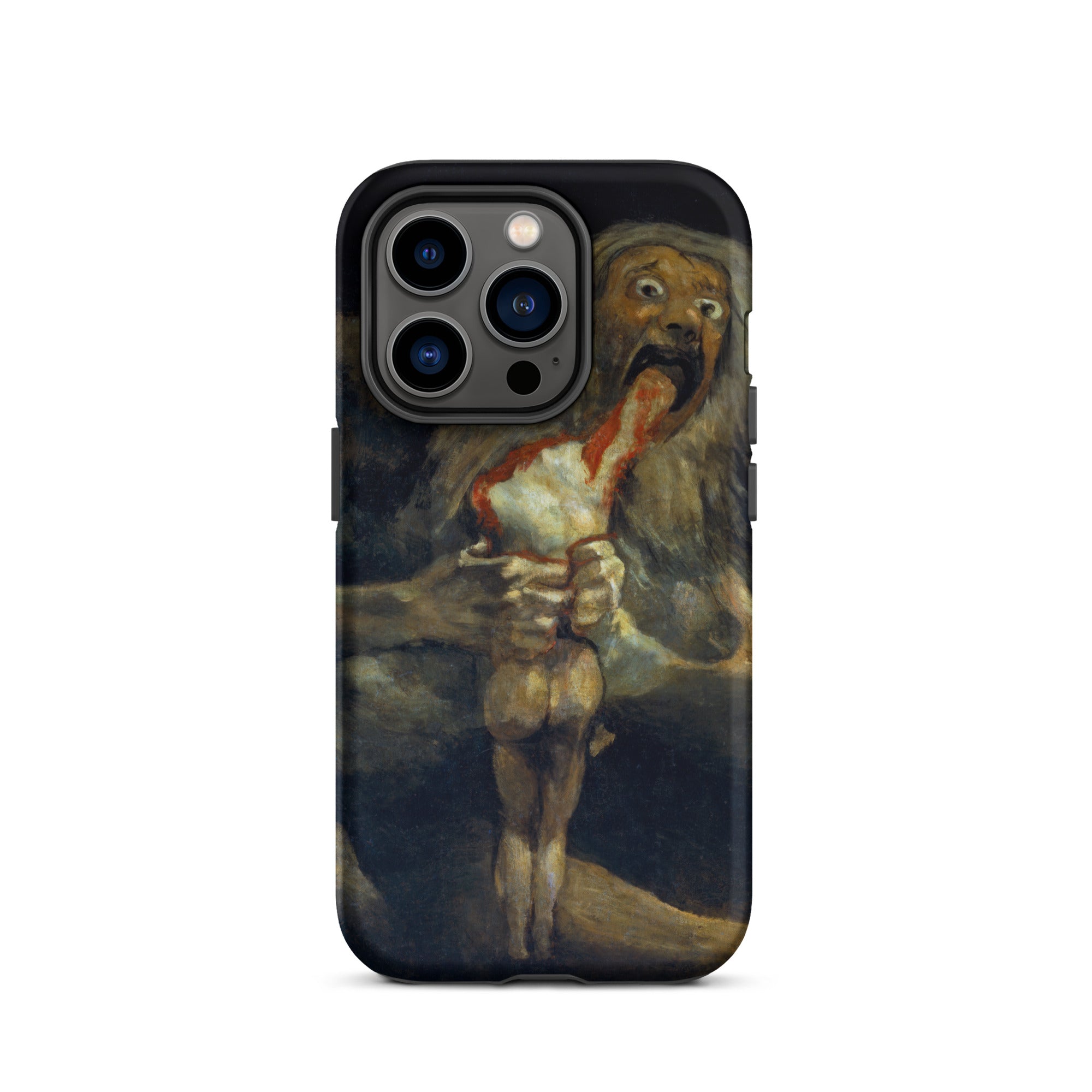 Saturn Devouring His Son - Francisco Goya Iphone Case, 14 Pro / Matte, Iphone Case Reproduction Goya’s Saturn Son Painting