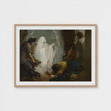 Saul and the Witch of Endor - Benjamin West Art Print / Canvas, Moonlight Breaks, Witch’s Gesture Prints