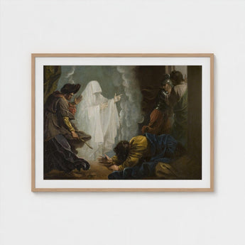 Saul and the Witch of Endor - Benjamin West Art Print / Canvas, Moonlight Breaks, Witch’s Gesture Prints
