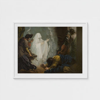 Saul and the Witch of Endor - Benjamin West Art Print / Canvas, Moonlight Breaks, Witch’s Gesture Prints