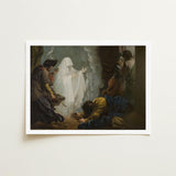 Saul and the Witch of Endor - Benjamin West Art Print / Canvas, Moonlight Breaks, Witch’s Gesture Prints