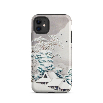 Sawatari in Snow - Hiroaki Takahashi Iphone Case, 11 / Matte, Phone Case Snowy Landscape Design
