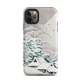 Sawatari in Snow - Hiroaki Takahashi Iphone Case, 11 Pro Max / Matte, Winter Scene Phone Case