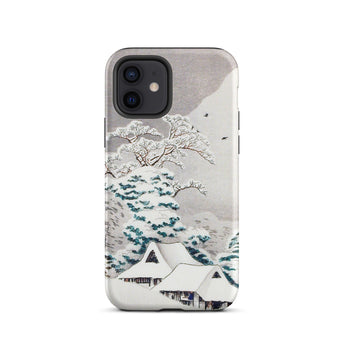 Sawatari in Snow - Hiroaki Takahashi Iphone Case, 12 / Matte, Phone Case Winter Landscape Design