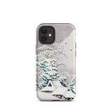 Sawatari in Snow - Hiroaki Takahashi Iphone Case, 12 Mini / Matte, Phone Case Snowy Landscape Design
