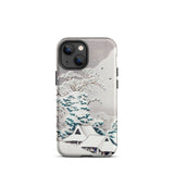 Sawatari in Snow - Hiroaki Takahashi Iphone Case, 13 Mini / Matte, Snowy Landscape Phone Case