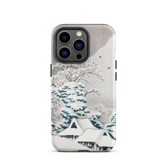 Sawatari in Snow - Hiroaki Takahashi Iphone Case, 13 Pro / Matte, Phone Case Snowy Landscape
