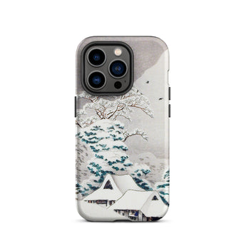 Sawatari in Snow - Hiroaki Takahashi Iphone Case, 14 Pro / Matte, Winter Landscape Phone Case