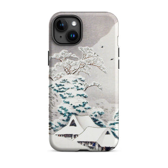 Sawatari in Snow - Hiroaki Takahashi Iphone Case, 15 Plus / Matte, Snowy Landscape Phone Case