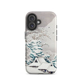 Sawatari in Snow - Hiroaki Takahashi Iphone Case, 16 / Matte, Phone Case Snowy Landscape Design