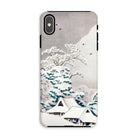 Sawatari in Snow - Hiroaki Takahashi Iphone Case - Xs Max / Matte