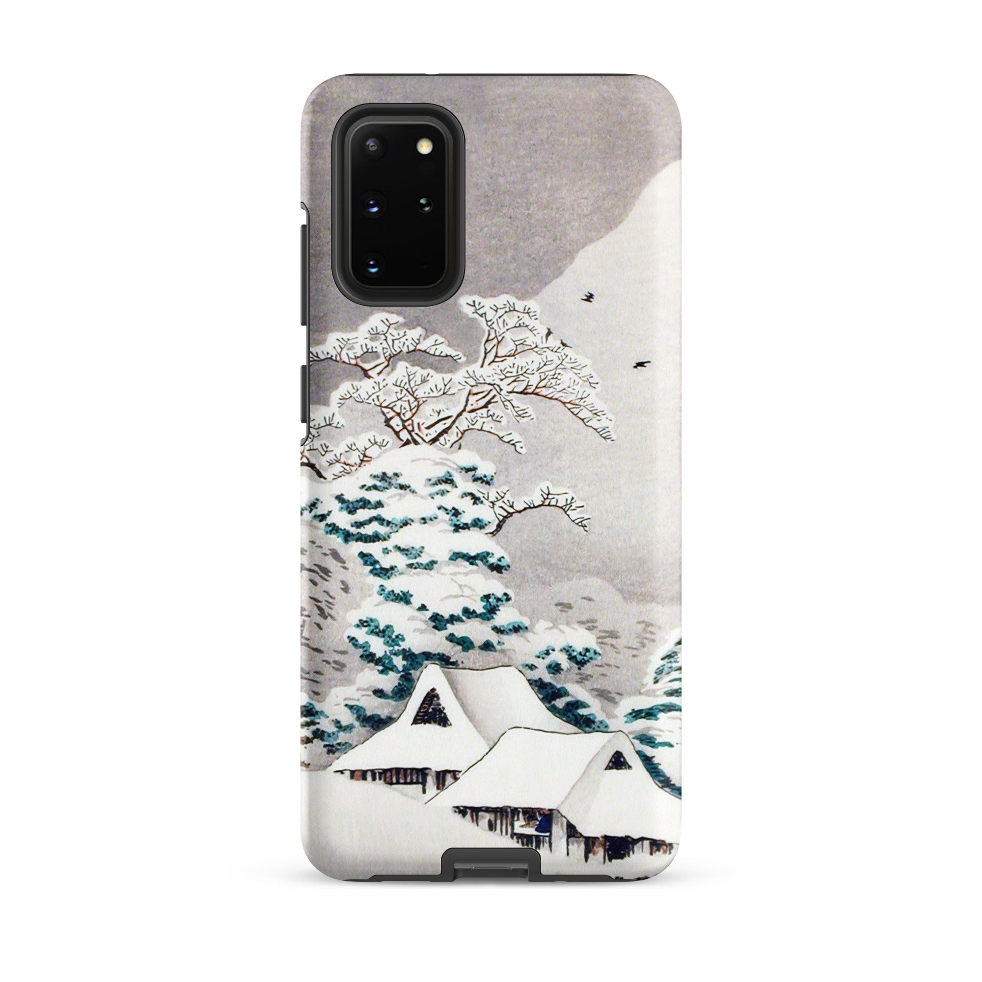 Sawatari in Snow Hiroaki Takahashi Samsung Case, Galaxy S20 Plus / Matte, Phone Case Winter Landscape Design