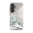 Sawatari in Snow Hiroaki Takahashi Samsung Case, Galaxy S25 Plus / Matte, Smartphone Case Snowy Winter Landscape Houses Trees