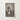 Black-and-white Framed Portrait Woman Vintage Attire Glass Eye Scherzo Di Follia, Small Black Passe-partout, Soft Warm Gray, Pierson’s